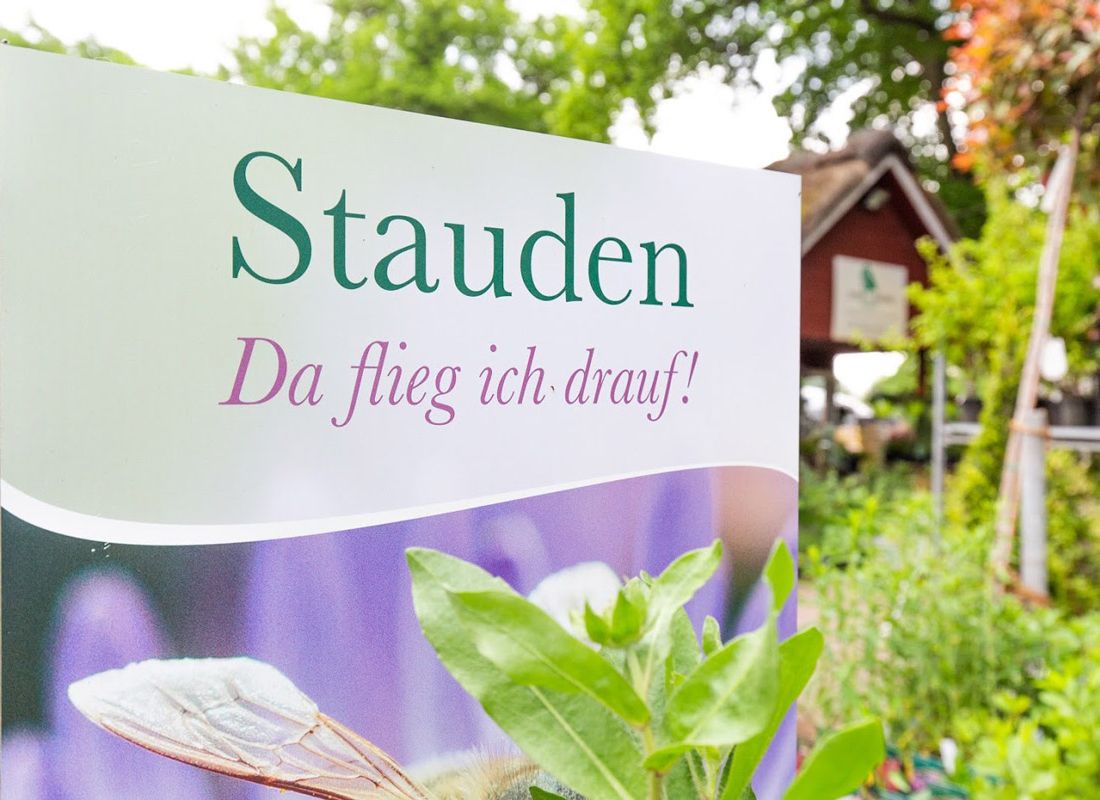 Bäumen und Pflanzen auf dem Pflanzenhof